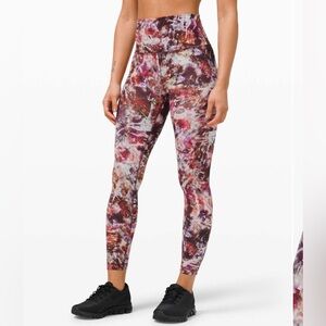 Lululemon Athletica Wunder Train Everlux Urbantricity Multicolor Leggings